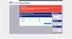 Desktop Screenshot of online.inenco.com